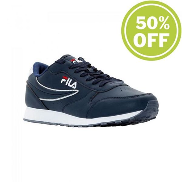 Zapatillas Fila Hombre Azules - Orbit Low Low-Cut - España 825791RUA